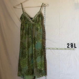 City Lights Lime Green mini dress S